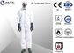 PE Laminated PPE Safety Wear , Chemical Resistant Coveralls With SMS Back Panel