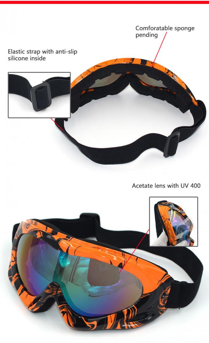 UV400 سلامة بروتكتيفي Scrooter نظارات حملق سباق الدراجة الترابية