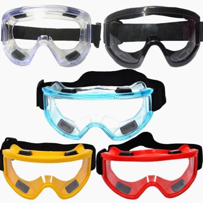 نظارات السلامة الواقية واضحة عالية التأثير مختبر حماية
